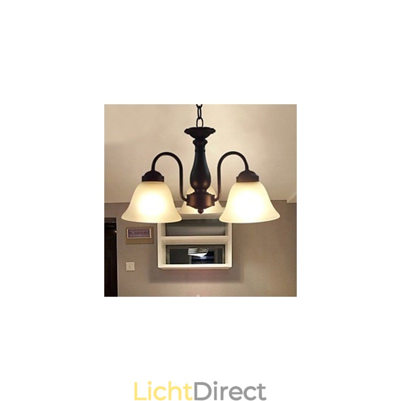 Traditionele klassieke metalen hanglamp