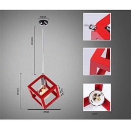 Traditionele klassieke mini-stijl schilderij metalen kroonluchter