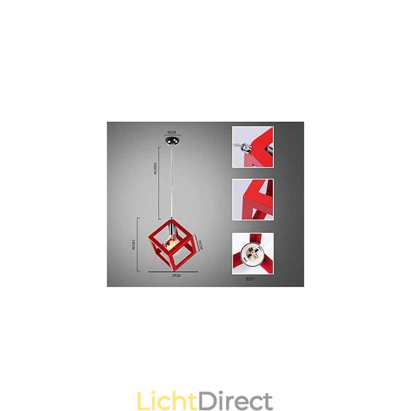 Traditionele klassieke mini-stijl schilderij metalen kroonluchter