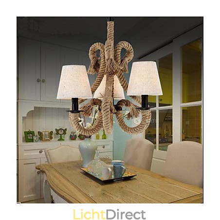 Retro minimalistische creatieve touw kroonluchter Retro minimalistische creatieve touw kroonluchter