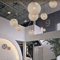 CreatiefAmerikaans Landelijk Creatief Cany Art Kleur Hanglamp En Bolvormige Lamp Licht