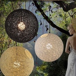 CreatiefAmerikaans Landelijk Creatief Cany Art Kleur Hanglamp En Bolvormige Lamp Licht