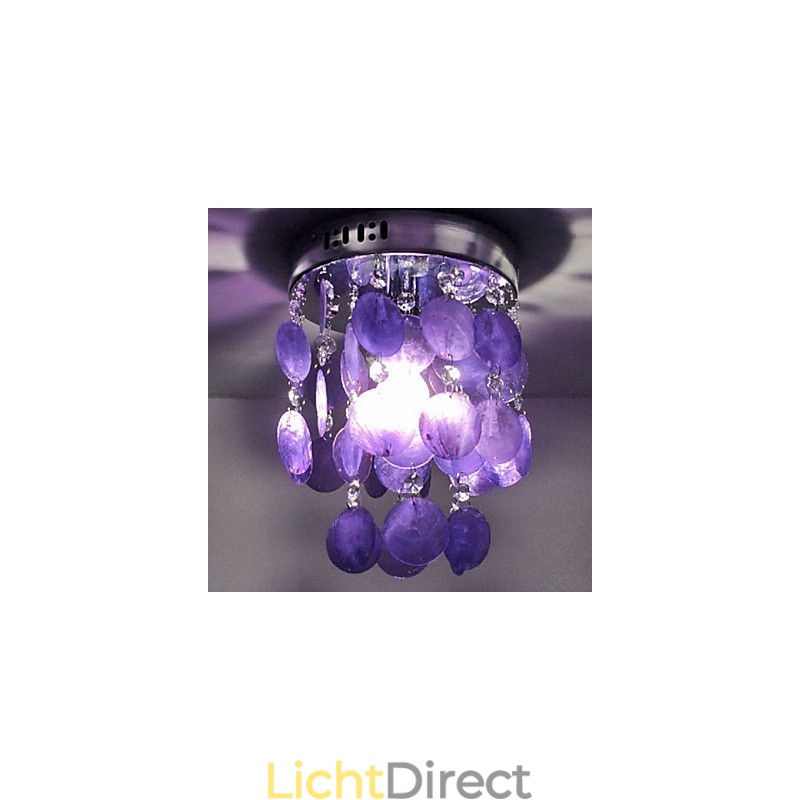 Moderne, eigentijdse mini-stijl chromen hanglamp