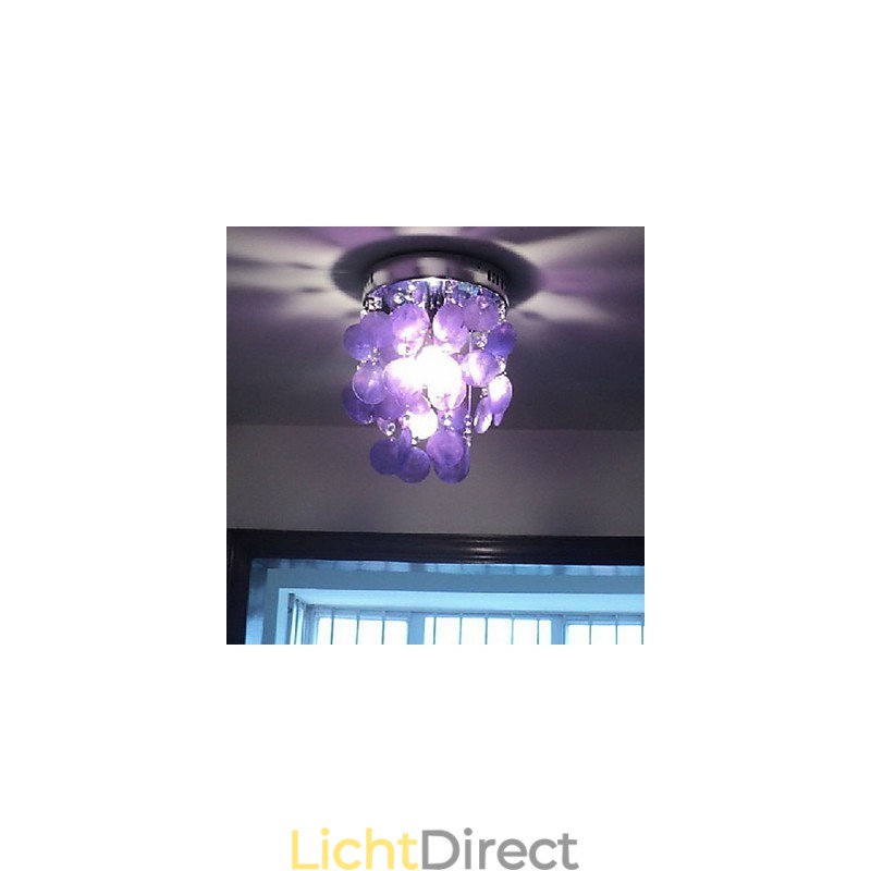 Moderne, eigentijdse mini-stijl chromen hanglamp