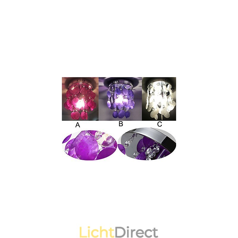 Moderne, eigentijdse mini-stijl chromen hanglamp