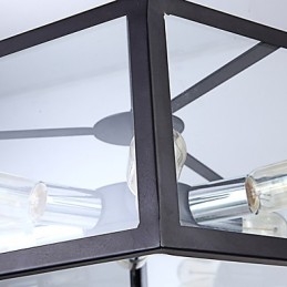 Glazen kroonluchter Modern minimalistisch Mediterraans Café Nordic lampen Kroonluchter