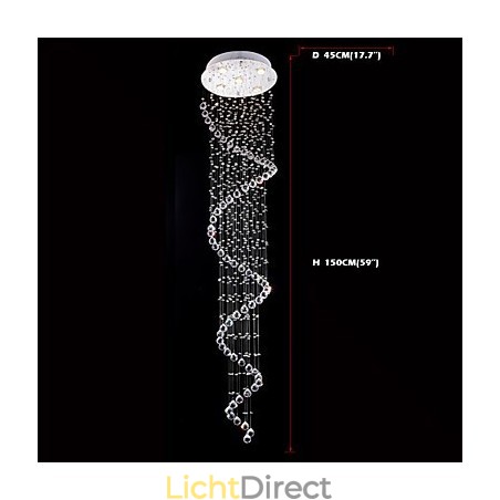 Kristallen hanglamp kroonluchterverlichting 5 lampen zilveren luifel helder K9 kristal helix plafondlampen Kristallen hanglamp kroonluchterverlichting 5 lampen zilveren luifel helder K9 kristal helix plafondlampen
