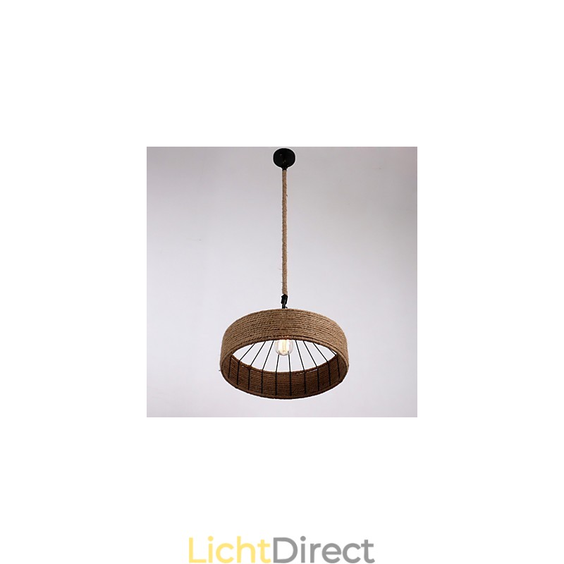 1 Lichte touw hanglamp mini stijl moderne eigentijdse landelijke stijl