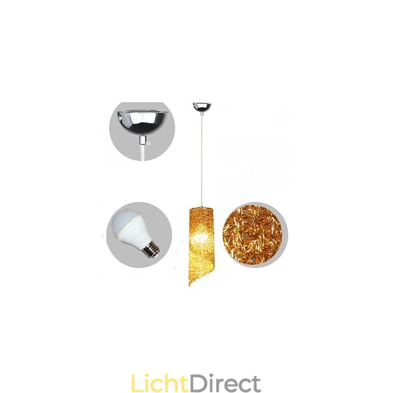 Enkele kop cilindrische ronde lange aluminium cilinder creatieve lampen