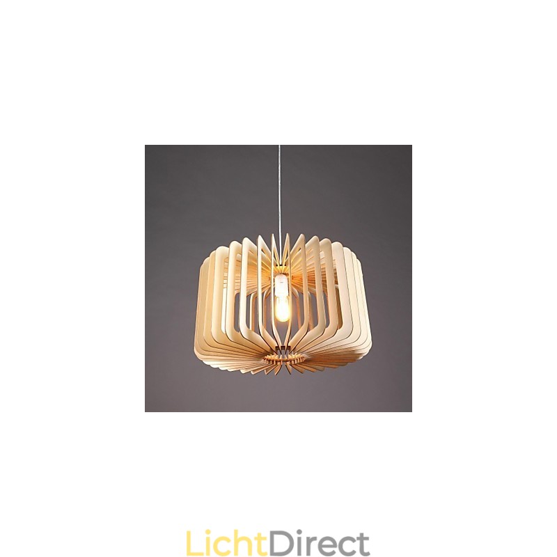 Moderne eigentijdse traditionele klassieke landelijke vintage lantaarn schilderij hout bamboe hanglamp