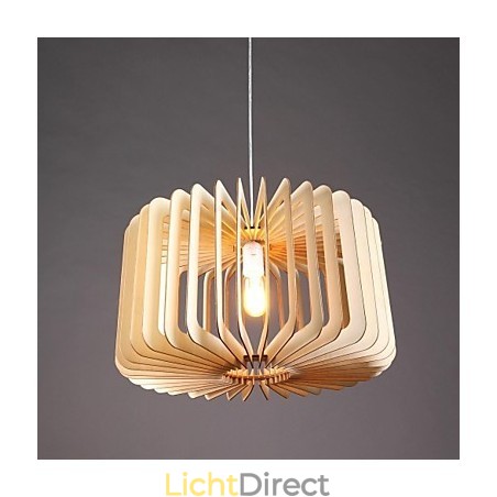 Moderne eigentijdse traditionele klassieke landelijke vintage lantaarn schilderij hout bamboe hanglamp