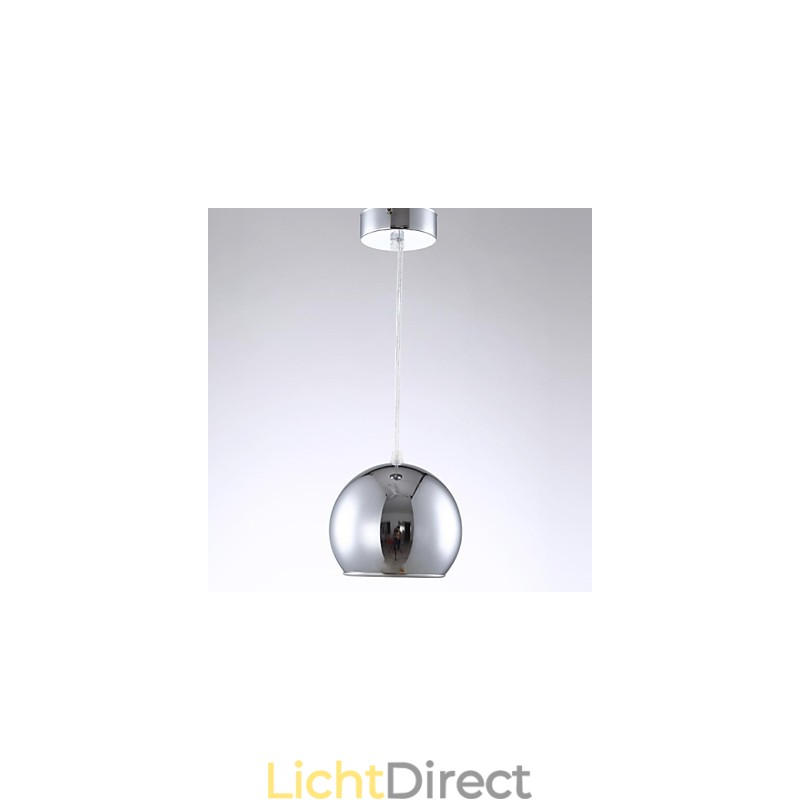 Moderne, eigentijdse Globe-gegalvaniseerde metalen hanglamp