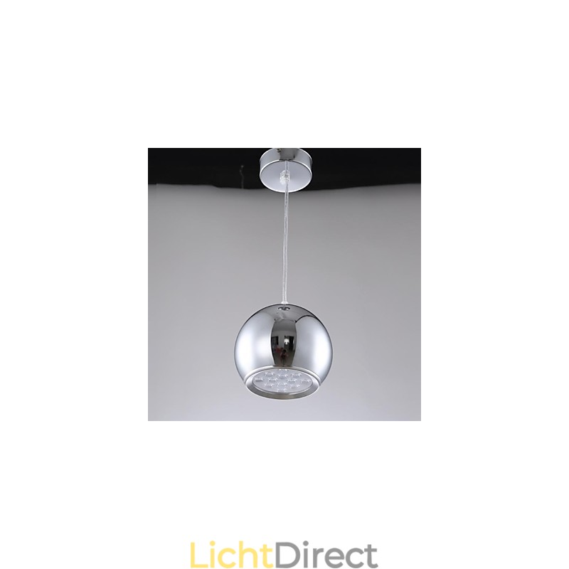 Moderne, eigentijdse Globe-gegalvaniseerde metalen hanglamp