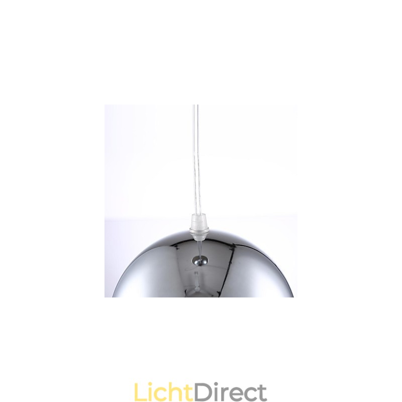 Moderne, eigentijdse Globe-gegalvaniseerde metalen hanglamp
