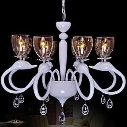 Europese stijl kristallen hanglamp individualiteit creatieve zwaan