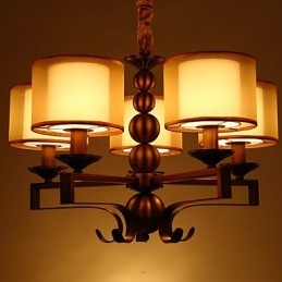 Rustieke Lodge Vintage Mini Stijl Gegalvaniseerde Metalen Kroonluchter