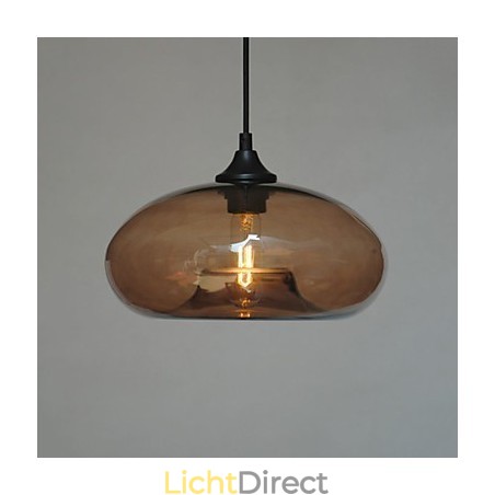 Moderne karakteristieke hanglamp met 1 licht en transparante kap Moderne karakteristieke hanglamp met 1 licht en transparante kap