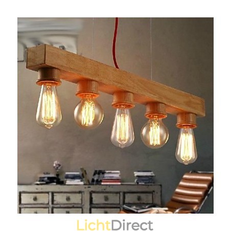 Moderne eigentijdse traditionele klassieke mini-stijl schilderij houten bamboe hanglamp Moderne eigentijdse traditionele klassieke mini-stijl schilderij houten bamboe hanglamp