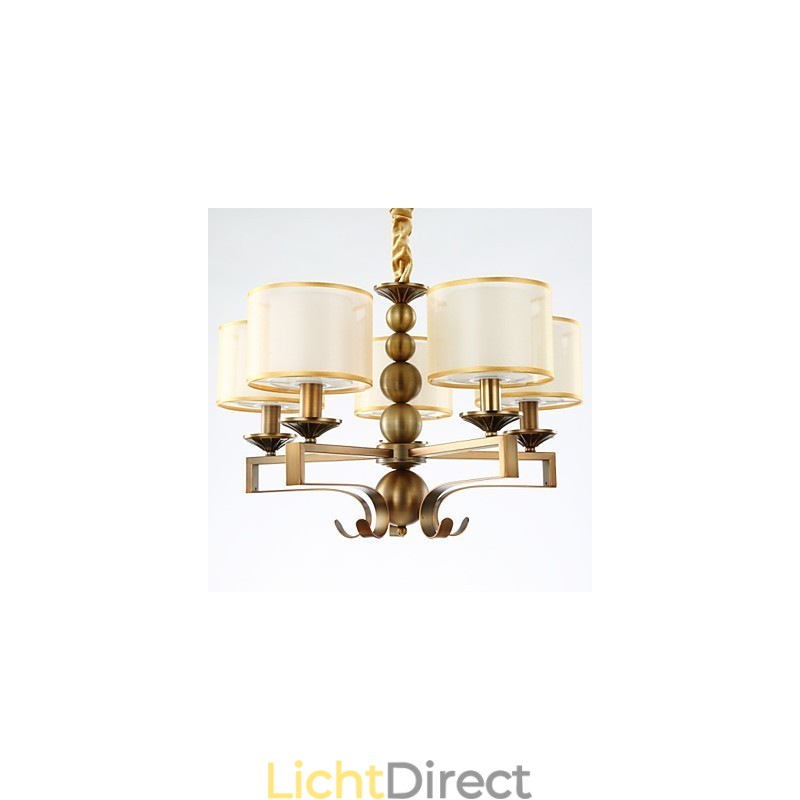 Rustieke Lodge Vintage Mini Stijl Gegalvaniseerde Metalen Kroonluchter