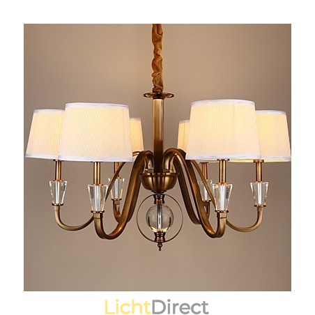 Rustieke Lodge Vintage Kristal Mini Stijl Gegalvaniseerde Metalen Kroonluchter