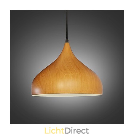 Retro hanglamp houtnerf metaal café hanglampen Retro hanglamp houtnerf metaal café hanglampen