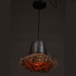 Maak de oude kroonluchter touw creatief