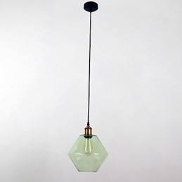 Glazen 1-lichts artistieke minimalistische hanglamp