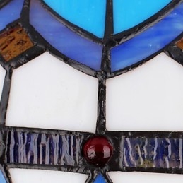 Europese landelijke creatieve kunsten Gebrandschilderde kroonluchter Herstellen van oude manieren Lamp Licht