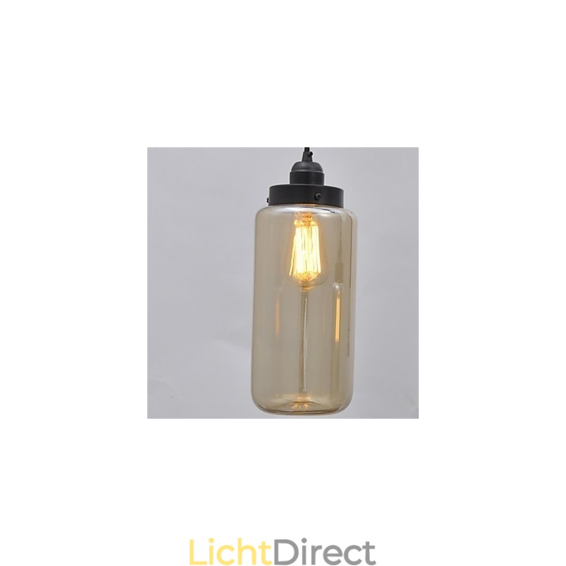 Amerikaanse retro minimalistische enkelvoudige glazen kroonluchter