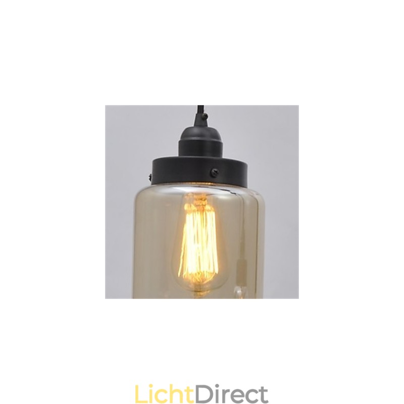 Amerikaanse retro minimalistische enkelvoudige glazen kroonluchter