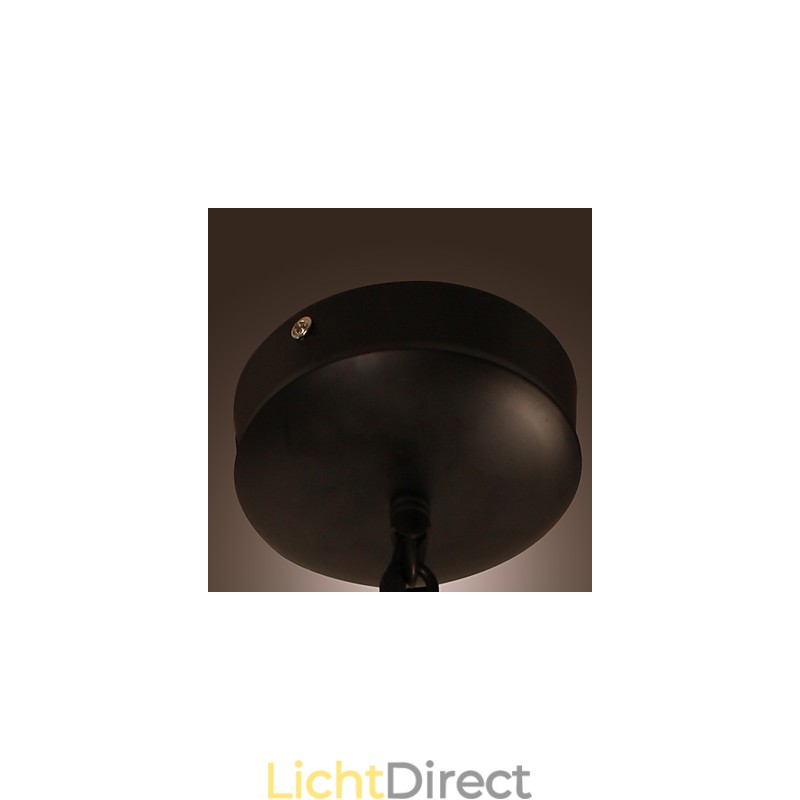 Traditionele klassieke retro kom mini-stijl schilderij hanglamp