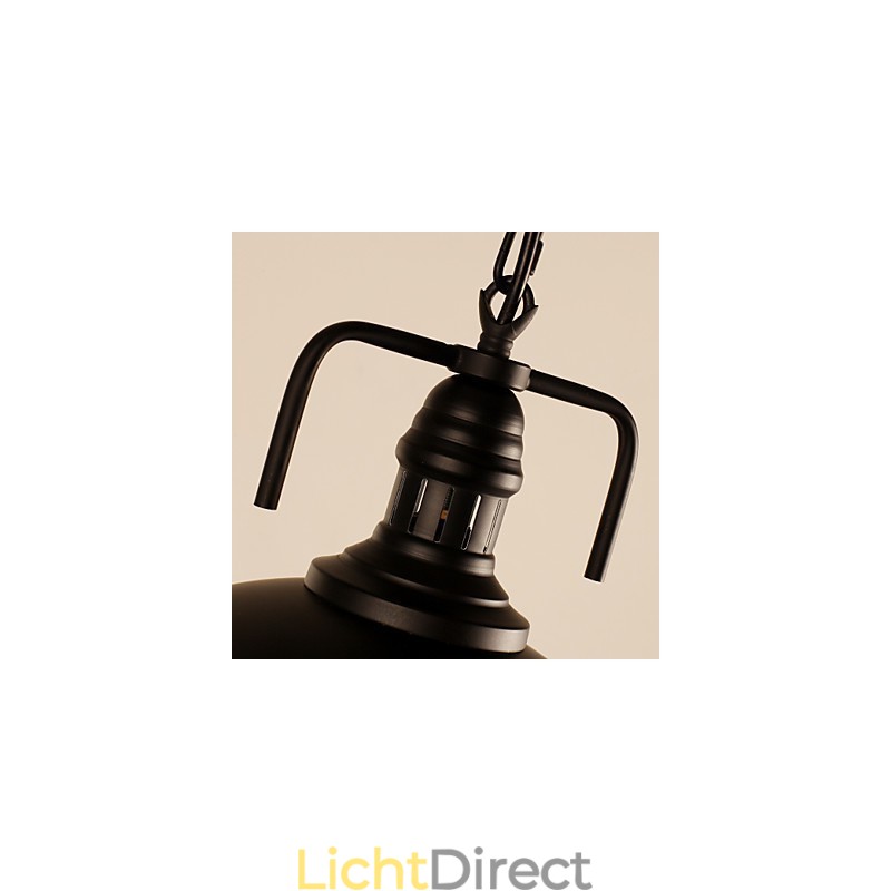 Traditionele klassieke retro kom mini-stijl schilderij hanglamp