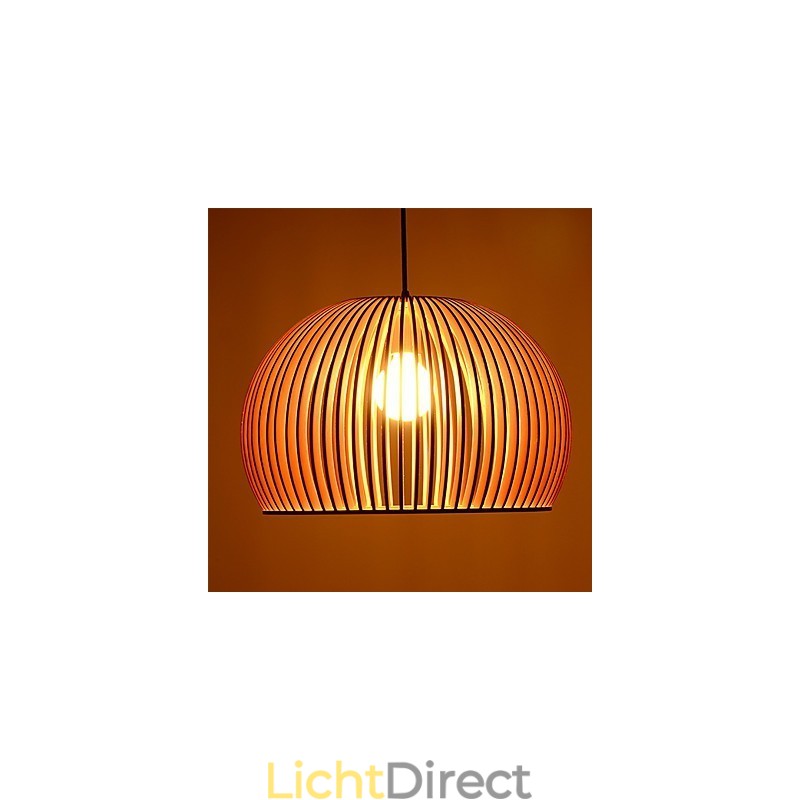 Ontwerp Stijl Circulair Kenmerk L Hanglamp 1 Licht Houten