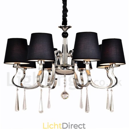 Moderne eigentijdse traditionele klassieke rustieke lodge vintage land eiland chromen metalen kroonluchter