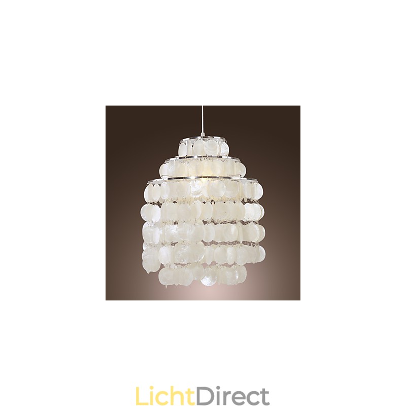 Moderne, eigentijdse mini-stijl chromen hanglamp