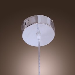 Moderne, eigentijdse mini-stijl chromen hanglamp