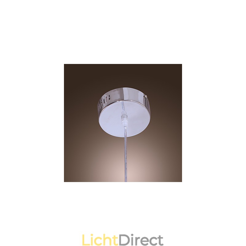 Moderne, eigentijdse mini-stijl chromen hanglamp
