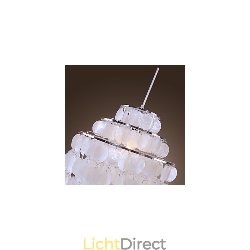 Moderne, eigentijdse mini-stijl chromen hanglamp