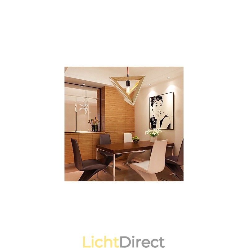 Moderne houten hanglamp Eenvoudige hanglampen Café hanglamp