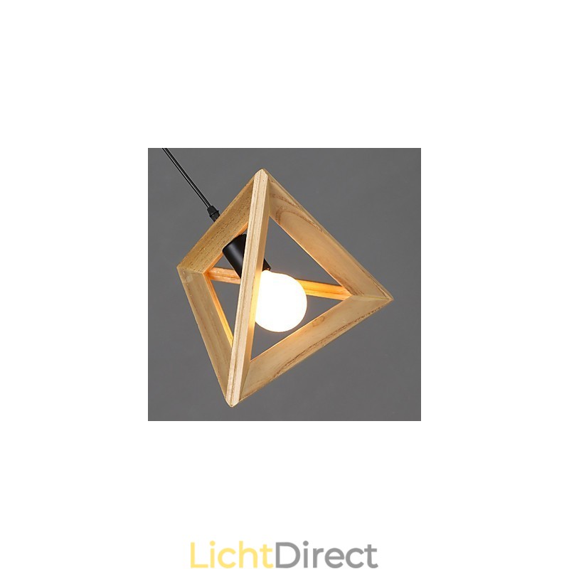Moderne houten hanglamp Eenvoudige hanglampen Café hanglamp