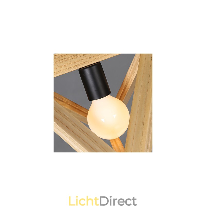 Moderne houten hanglamp Eenvoudige hanglampen Café hanglamp