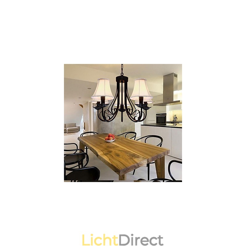 Traditionele klassieke antieke kroonluchter van messing