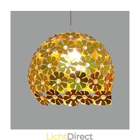 Moderne kleur pruimenbloem bal enkele kop kristal hanglamp Moderne kleur pruimenbloem bal enkele kop kristal hanglamp