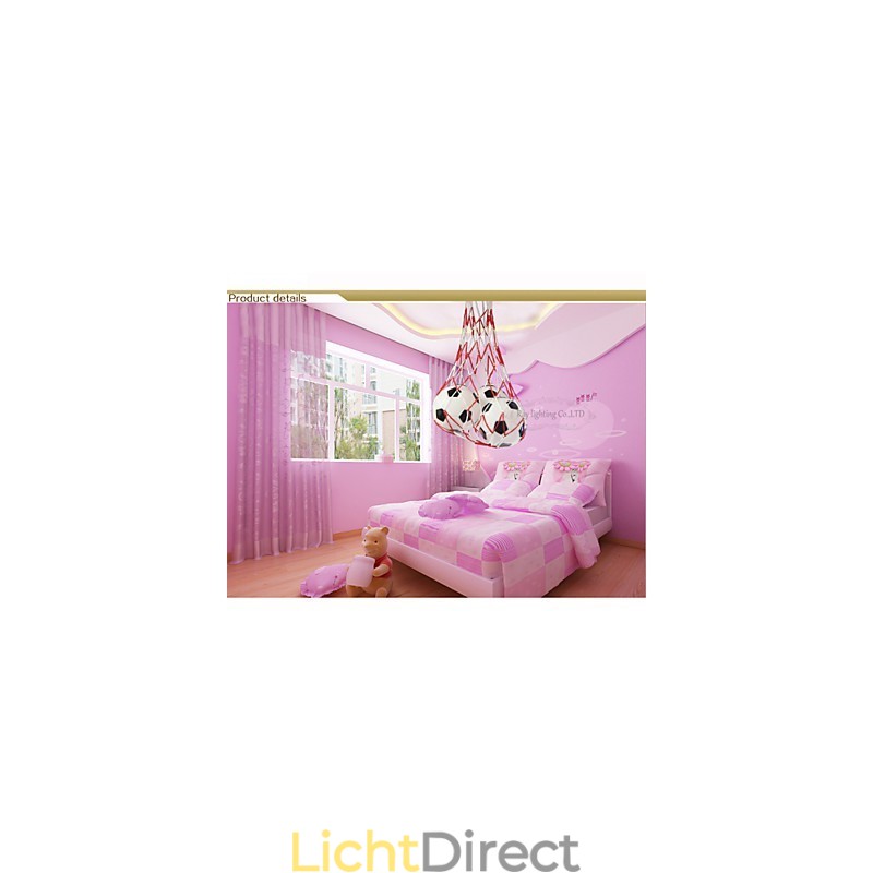 Kinderen Voetbal Moderne Minimalistische Hanglamp Jongen Lampen 3 Lampen