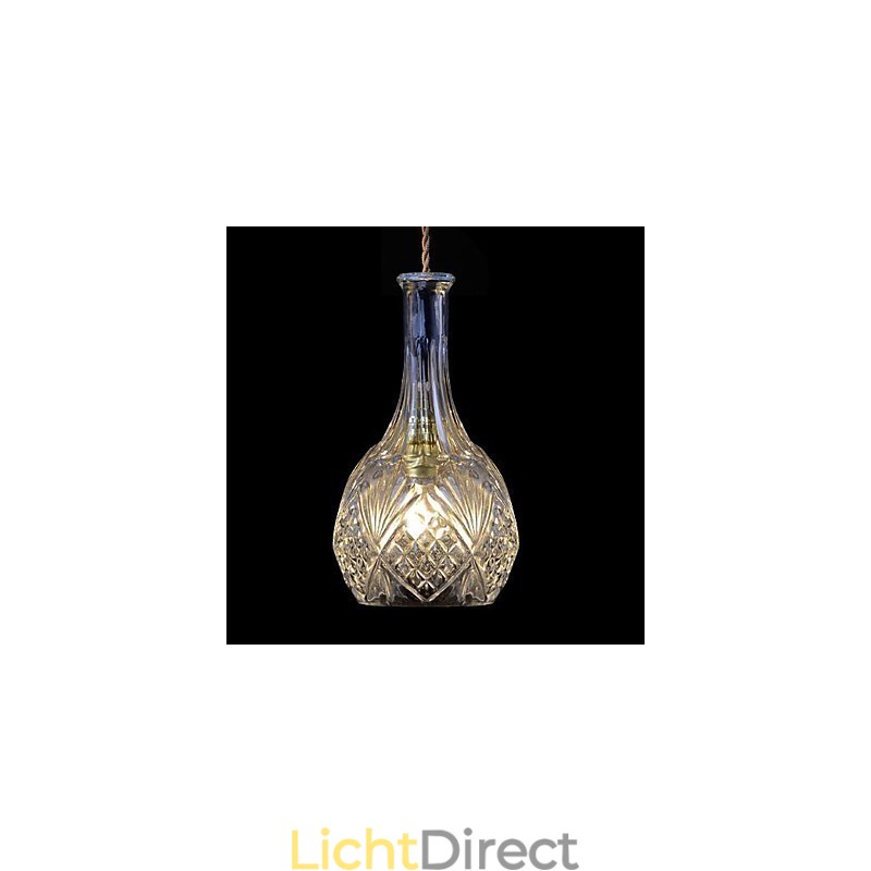Moderne, eigentijdse kristallen metalen hanglamp