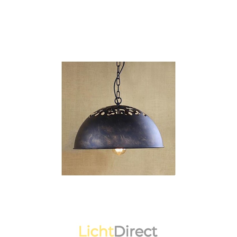 Amerikaanse Industrie Smeedijzeren Kettingtakel Nostalgie Halve Cirkel Hanglamp Herstel Oude Gebruiken