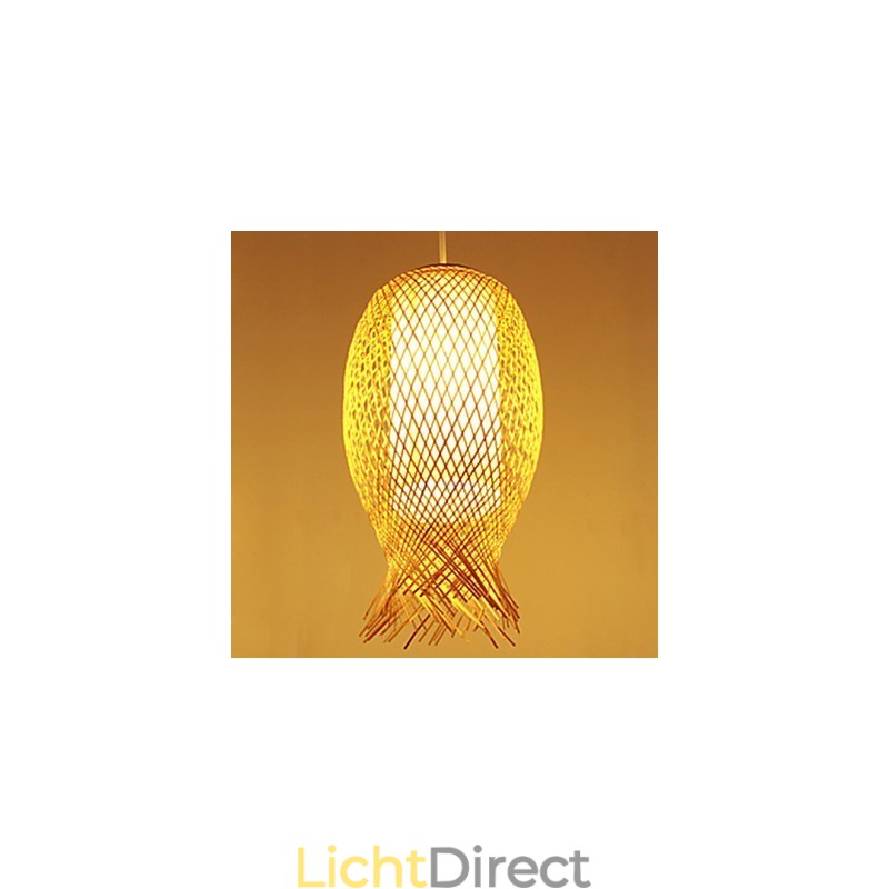 Moderne theehuis bamboe weven bamboe decoratie hanglamp