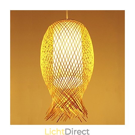 Moderne theehuis bamboe weven bamboe decoratie hanglamp