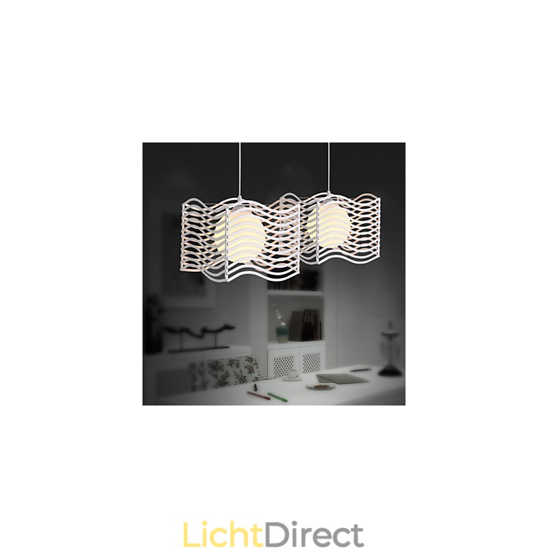 Moderne, eigentijdse metalen hanglamp