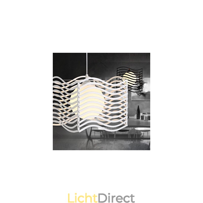 Moderne, eigentijdse metalen hanglamp
